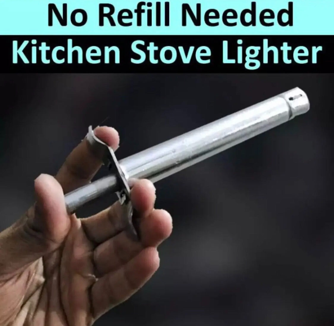 Automatic Kitchen Stove Helper| Stainless Steel, No Batteries, No Cells, No Refill Required